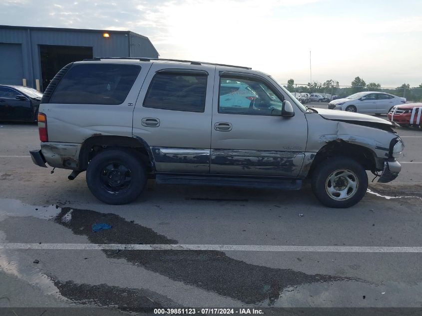 2001 GMC Yukon Sle VIN: 1GKEK13T31R166414 Lot: 39851123