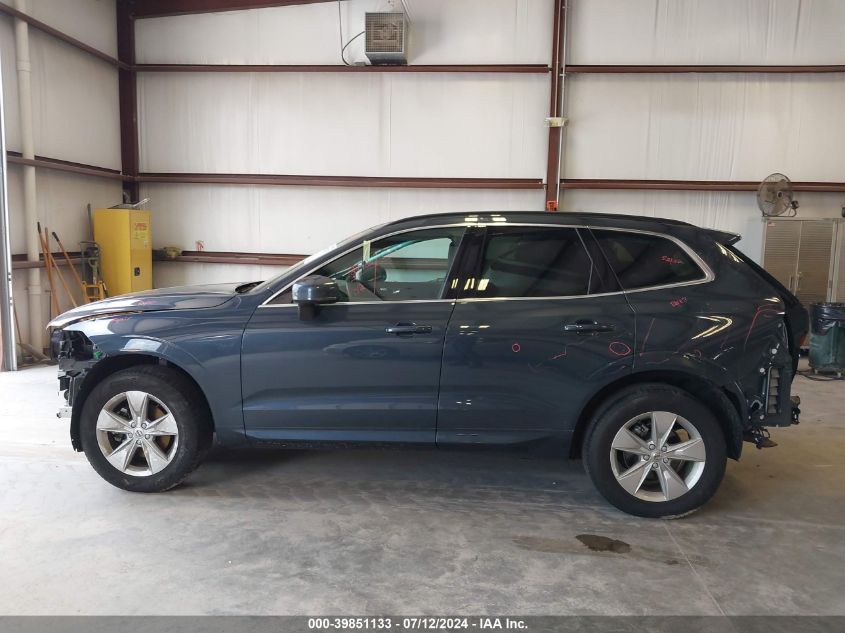 2022 Volvo Xc60 B5 Momentum VIN: YV4L12RK7N1052136 Lot: 39851133