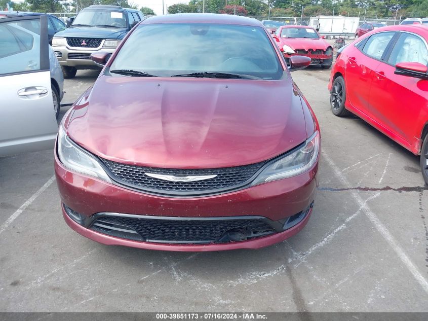 2015 Chrysler 200 S VIN: 1C3CCCBB7FN649735 Lot: 39851173