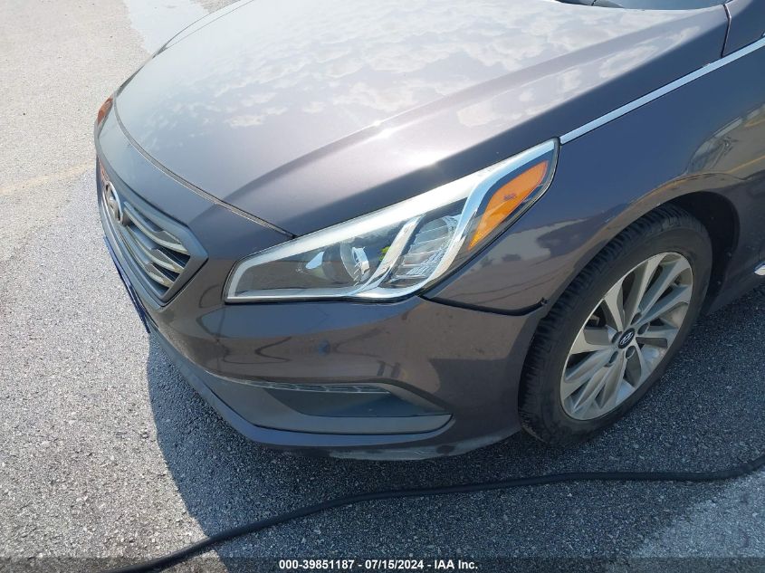 2015 Hyundai Sonata Sport VIN: 5NPE34AF3FH221692 Lot: 39851187