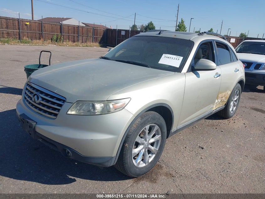 2008 Infiniti Fx35 VIN: JNRAS08W08X209233 Lot: 39851215