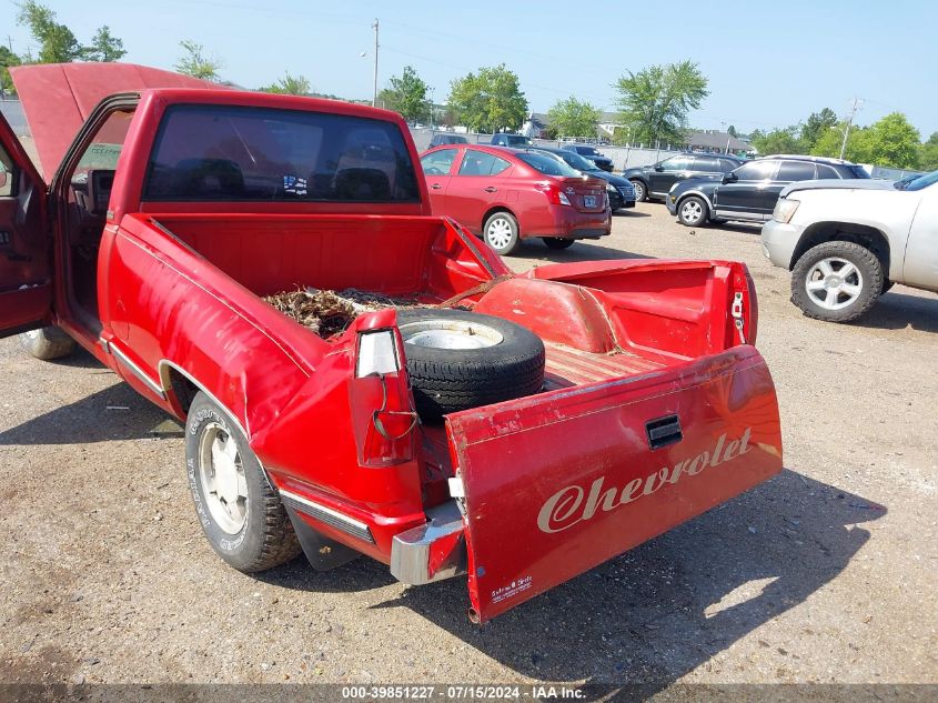 1993 Chevrolet Gmt-400 C1500 VIN: 1GCDC14K8PZ154469 Lot: 39851227