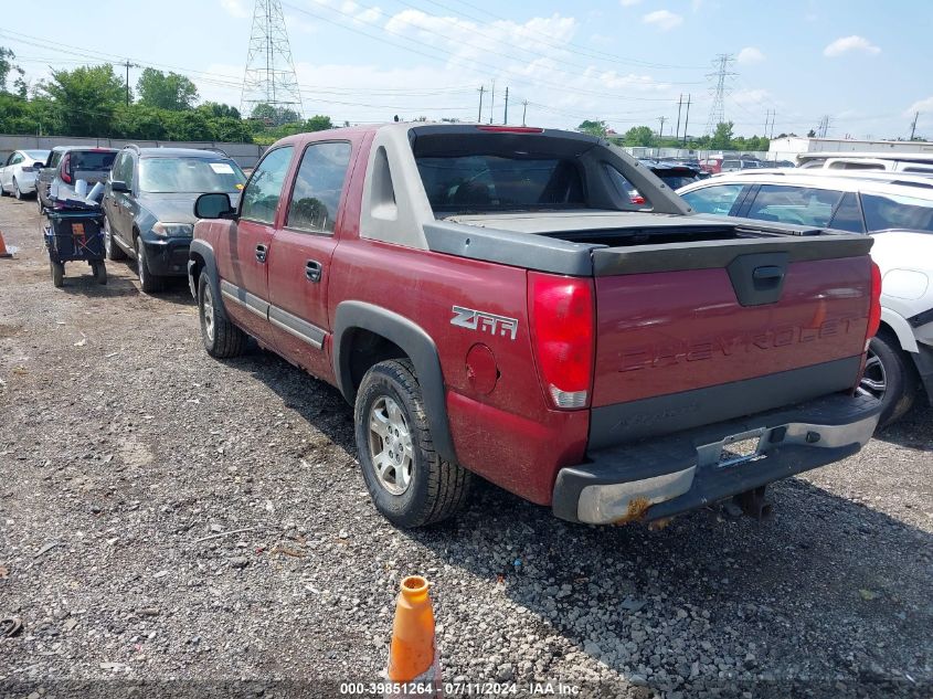 3GNEC12T44G202858 | 2004 CHEVROLET AVALANCHE 1500