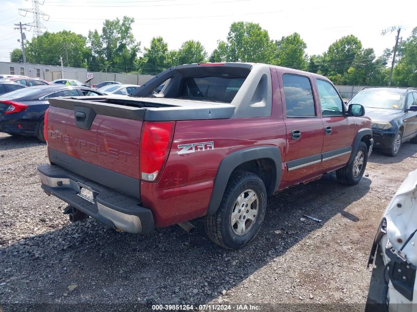 3GNEC12T44G202858 | 2004 CHEVROLET AVALANCHE 1500