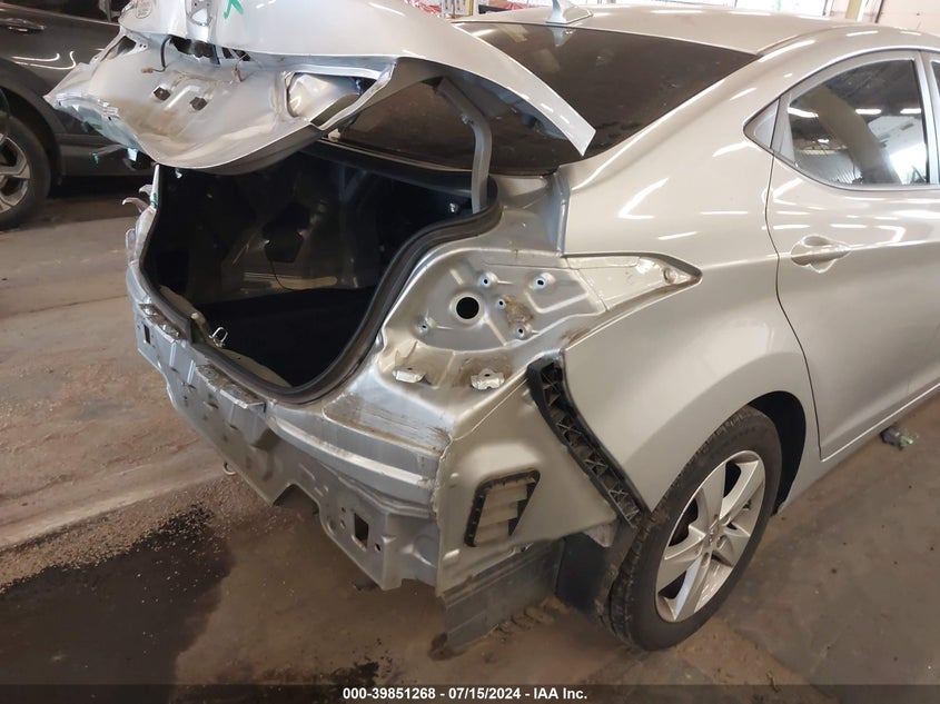 2013 Hyundai Elantra Gls VIN: 5NPDH4AEXDH242542 Lot: 39851268