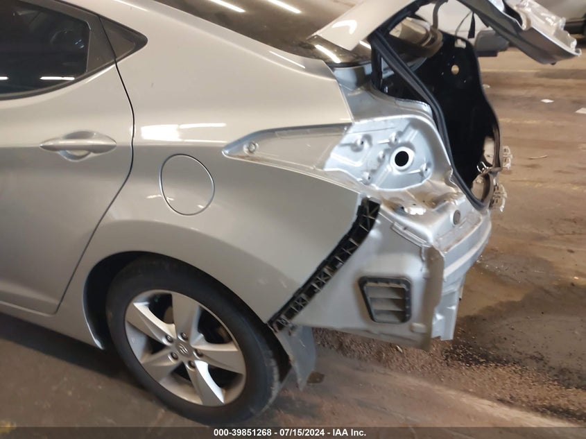 2013 Hyundai Elantra Gls VIN: 5NPDH4AEXDH242542 Lot: 39851268