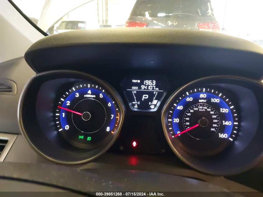 2013 Hyundai Elantra Gls VIN: 5NPDH4AEXDH242542 Lot: 39851268