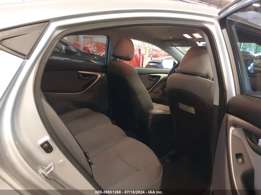 2013 Hyundai Elantra Gls VIN: 5NPDH4AEXDH242542 Lot: 39851268