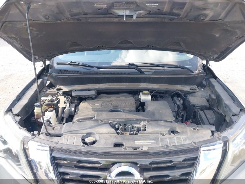 2017 Nissan Pathfinder Sv VIN: 5N1DR2MN7HC913840 Lot: 39851277