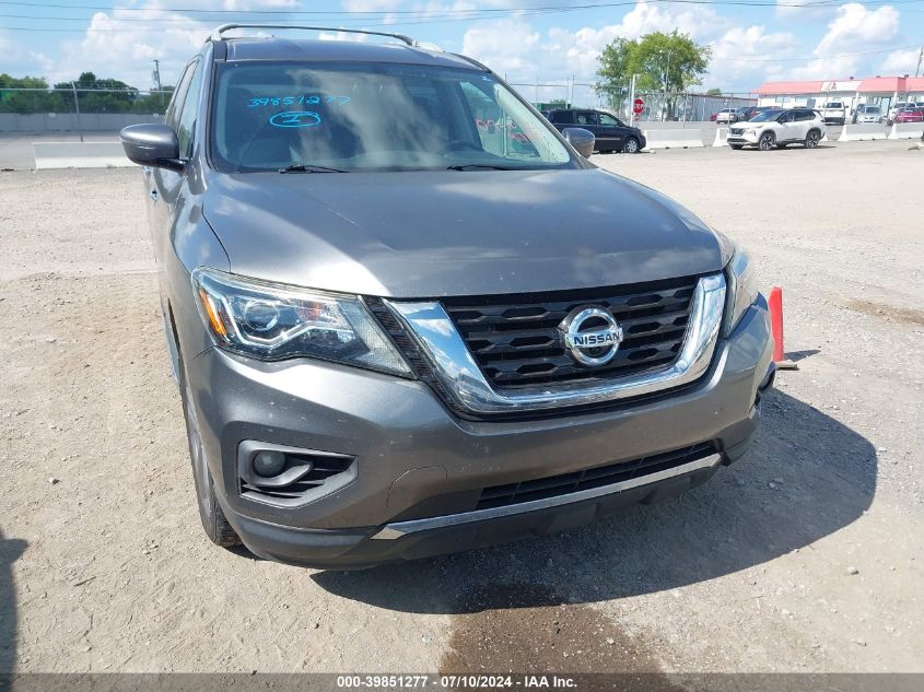 2017 Nissan Pathfinder Sv VIN: 5N1DR2MN7HC913840 Lot: 39851277