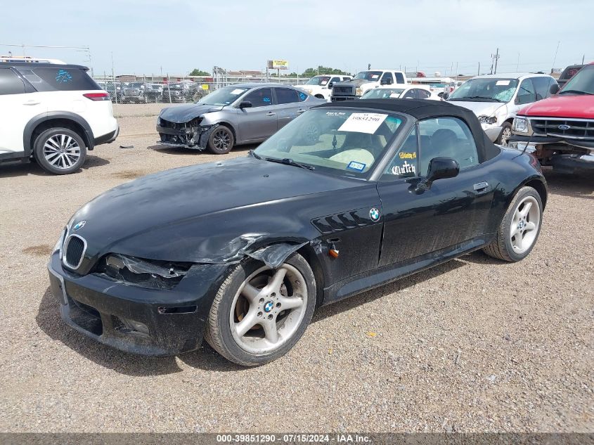 1997 BMW Z3 2.8L Roadster VIN: 4USCJ3328VLC04864 Lot: 39851290