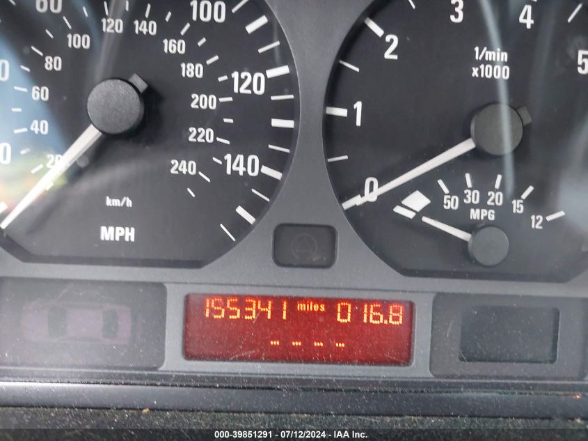 2001 BMW 325I VIN: WBAAV33441FU81906 Lot: 39851291