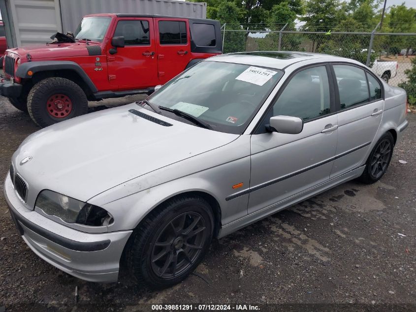 2001 BMW 325I VIN: WBAAV33441FU81906 Lot: 39851291