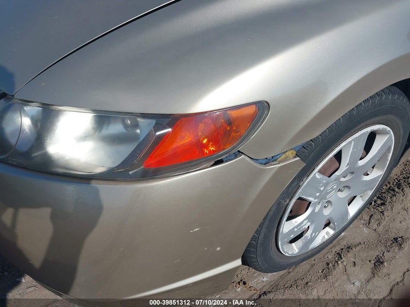 2007 Honda Civic Lx VIN: 1HGFA16567L045244 Lot: 39851312