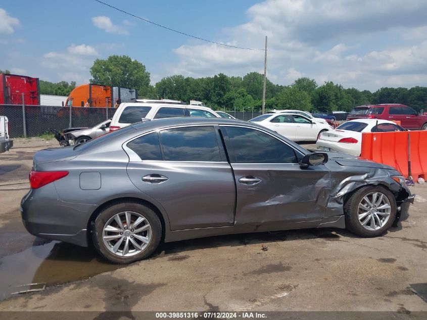 2015 Infiniti Q50 Premium VIN: JN1BV7AR1FM408723 Lot: 39851316