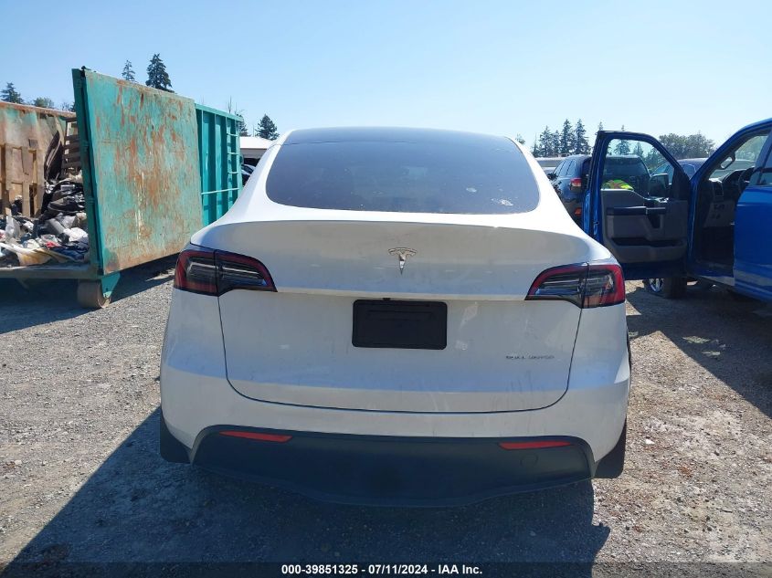 2023 Tesla Model Y Awd/Long Range Dual Motor All-Wheel Drive VIN: 7SAYGDEE4PF751224 Lot: 39851325