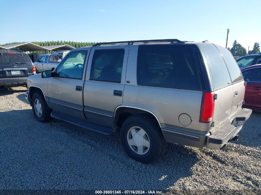 1999 Chevrolet Tahoe Ls VIN: 1GNEK13R1XJ355674 Lot: 39851345