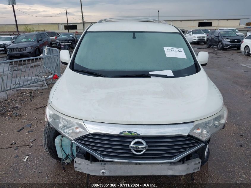 2013 Nissan Quest Sv VIN: JN8AE2KP8D9067348 Lot: 39851368