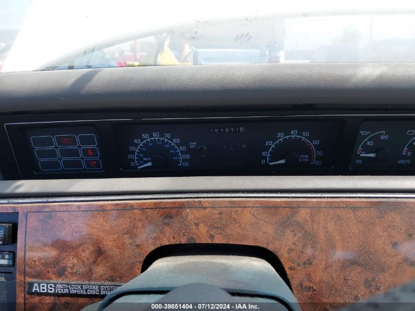 1993 Buick Regal Custom VIN: 2G4WB54L0P1475812 Lot: 39851404