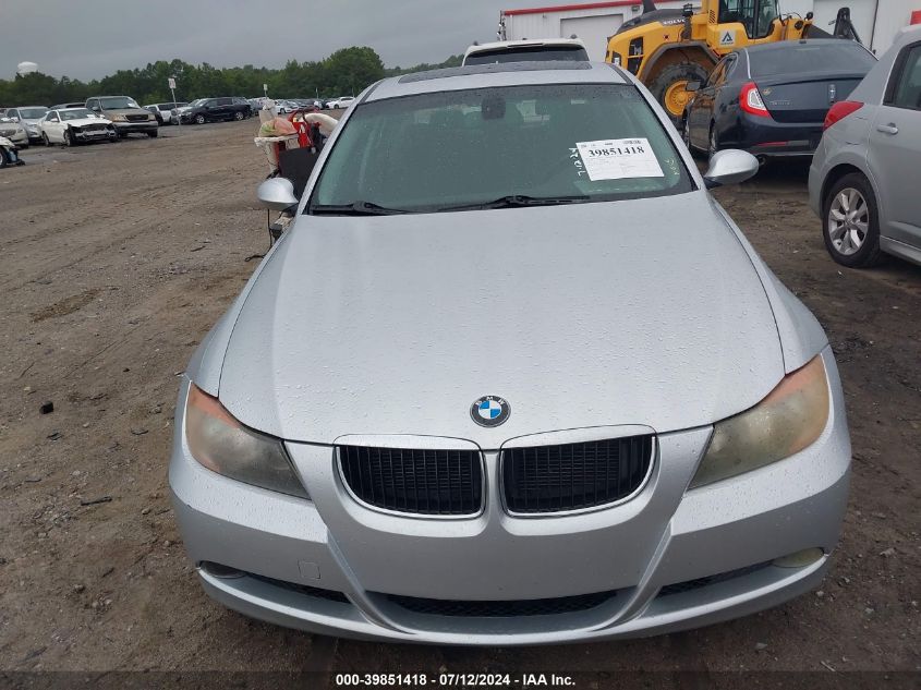 2006 BMW 325I VIN: WBAVB13596KX37186 Lot: 39851418