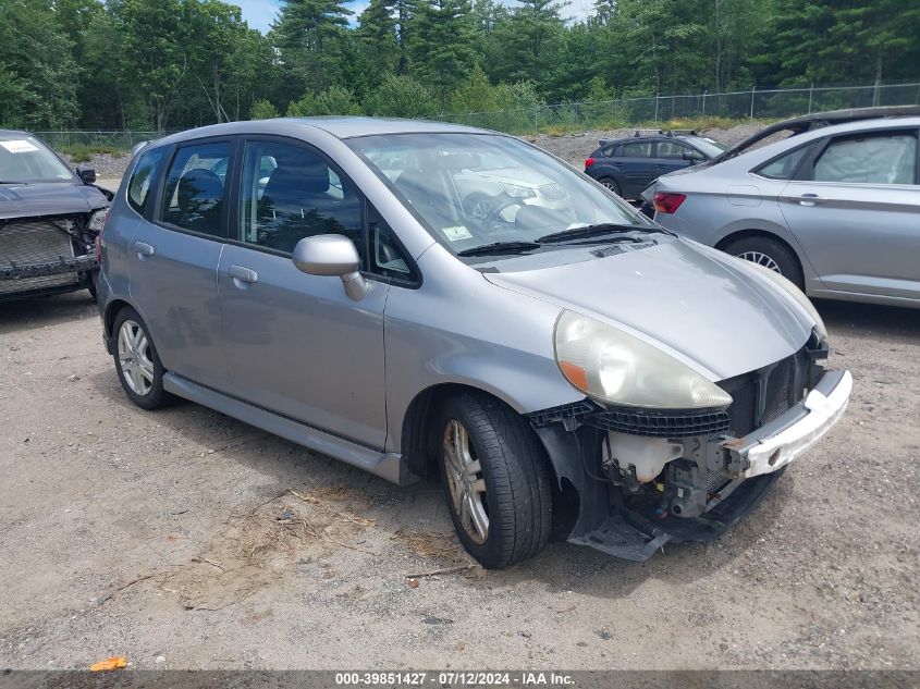 2008 Honda Fit Sport VIN: JHMGD38668S002900 Lot: 39851427