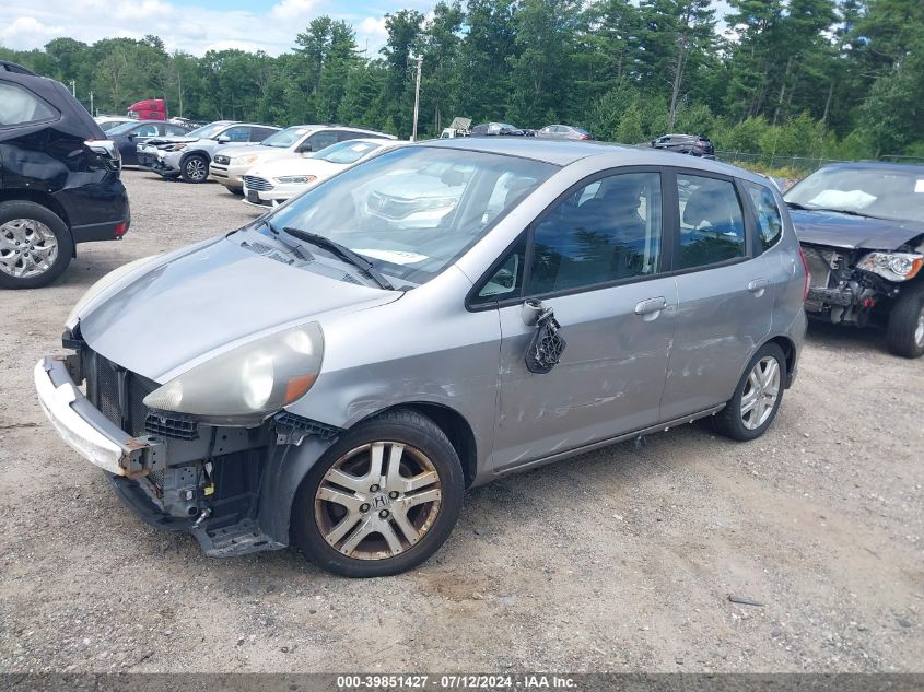 2008 Honda Fit Sport VIN: JHMGD38668S002900 Lot: 39851427