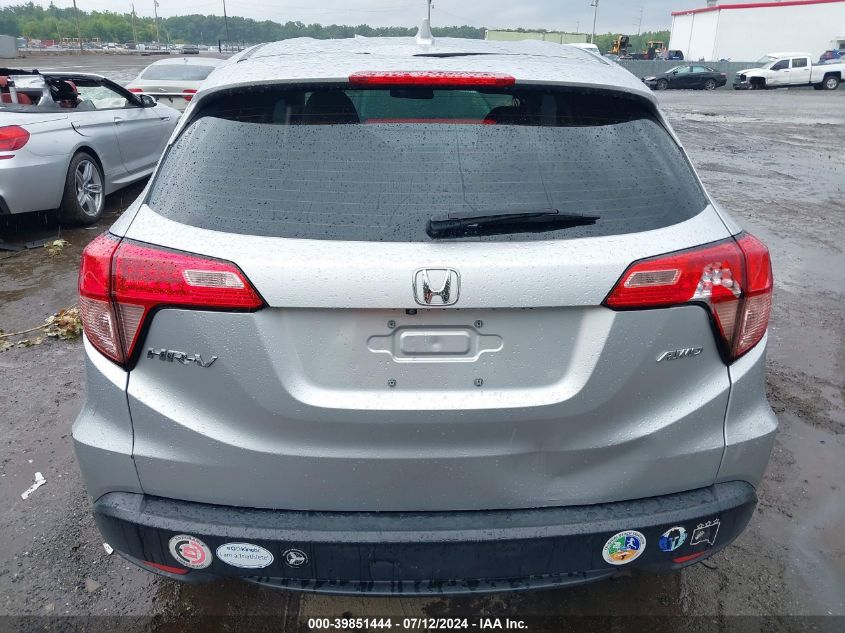 2016 Honda Hr-V Lx VIN: 3CZRU6H3XGM727032 Lot: 39851444