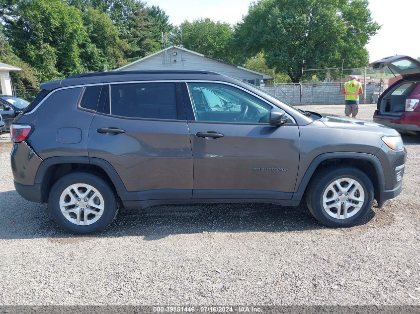 2019 Jeep Compass Sport Fwd VIN: 3C4NJCAB5KT636682 Lot: 39851446