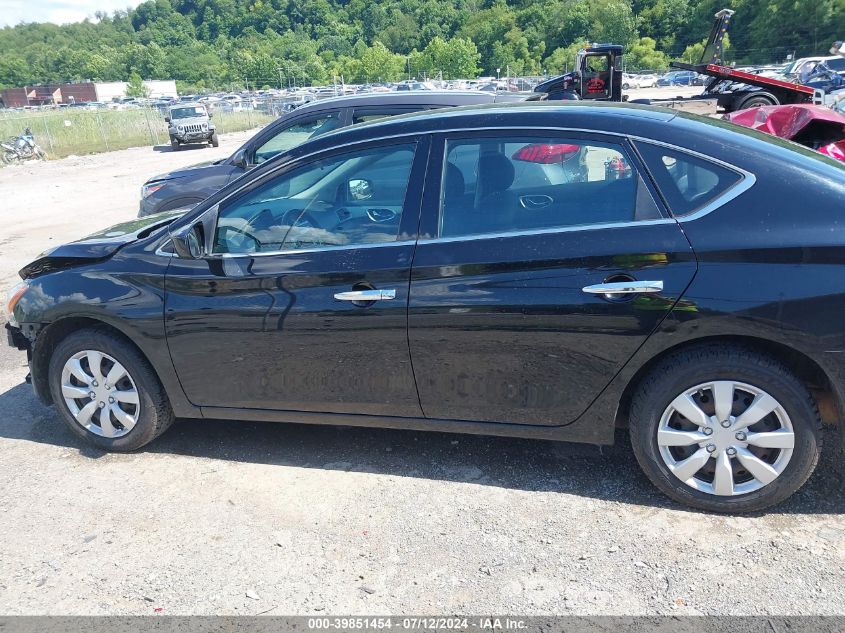 2015 Nissan Sentra Fe+ S/S/Sl/Sr/Sv VIN: 3N1AB7AP8FL643830 Lot: 39851454