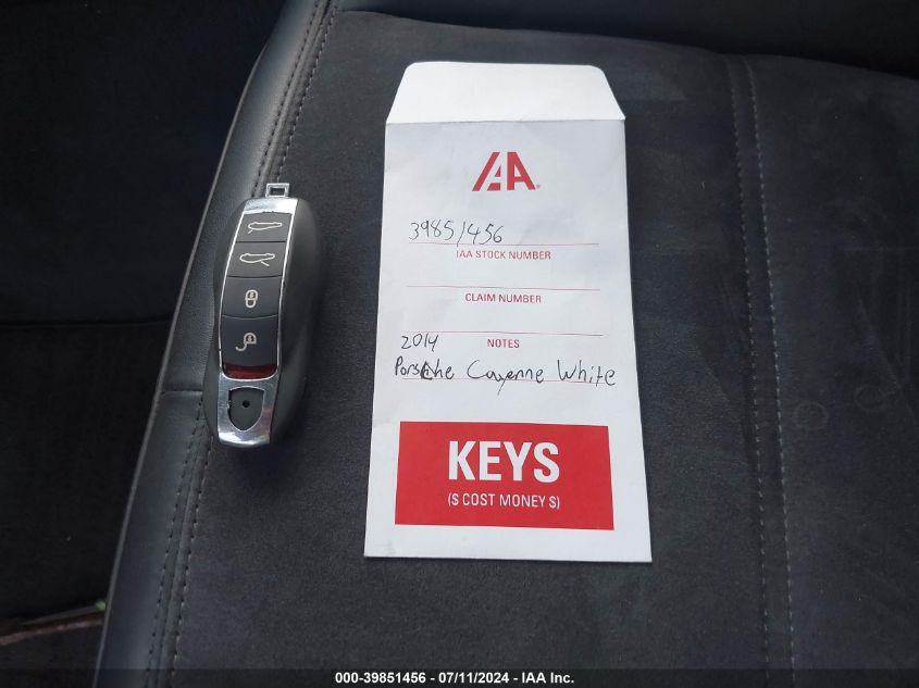 2014 Porsche Cayenne Gts VIN: WP1AD2A20ELA71367 Lot: 39851456