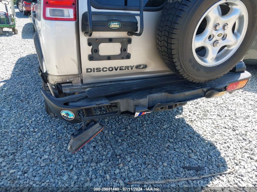 2000 Land Rover Discovery Series Ii Cloth/Series Ii Leather VIN: SALTY1244YA243188 Lot: 39851460