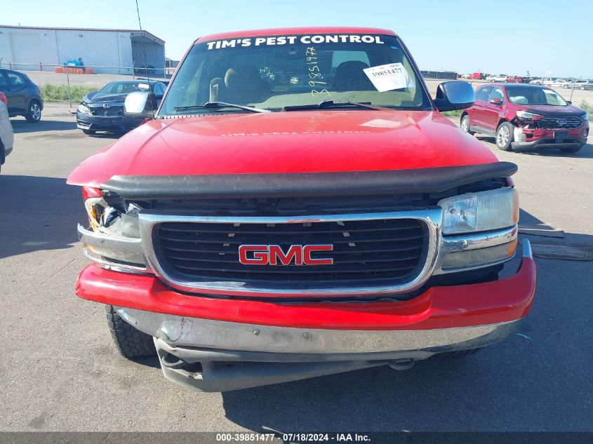 2000 GMC Sierra 1500 Sle VIN: 2GTEK19T5Y1112389 Lot: 39851477