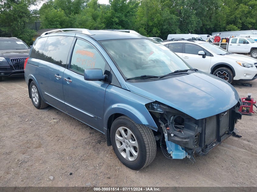 2008 Nissan Quest 3.5 Sl VIN: 5N1BV28UX8N123375 Lot: 39851514