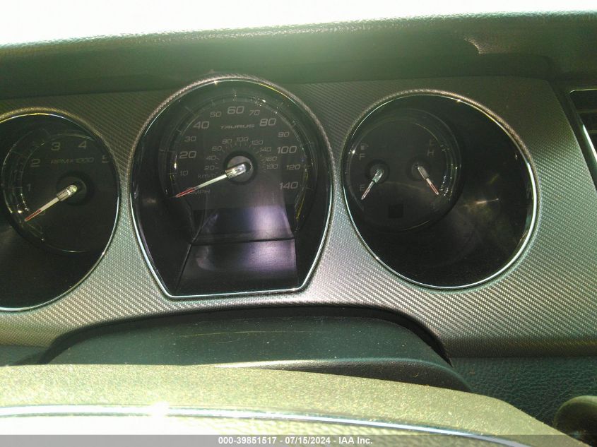 2010 Ford Taurus Sho VIN: 1FAHP2KT1AG155009 Lot: 39851517