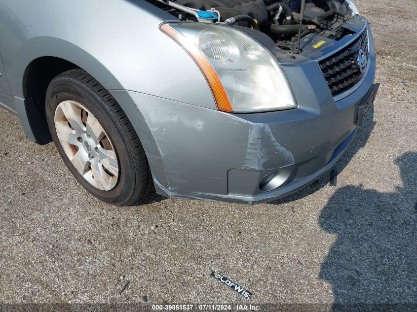 2008 Nissan Sentra 2.0 VIN: 3N1AB61E08L608100 Lot: 39851537