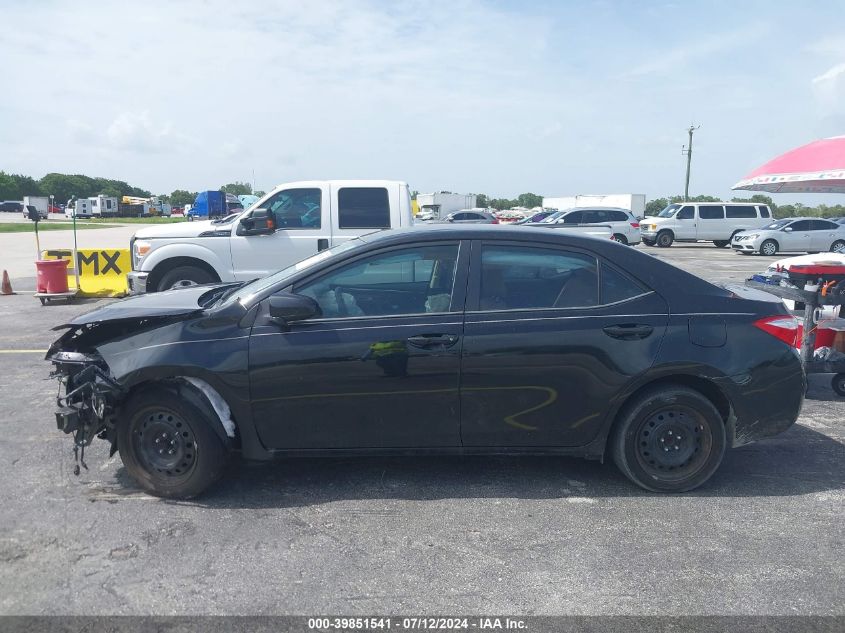 2014 Toyota Corolla Le VIN: 2T1BURHE5EC125543 Lot: 39851541