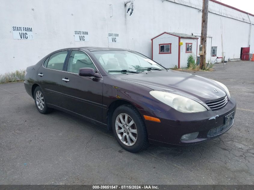 2003 Lexus Es 300 VIN: JTHBF30GX30110417 Lot: 39851547