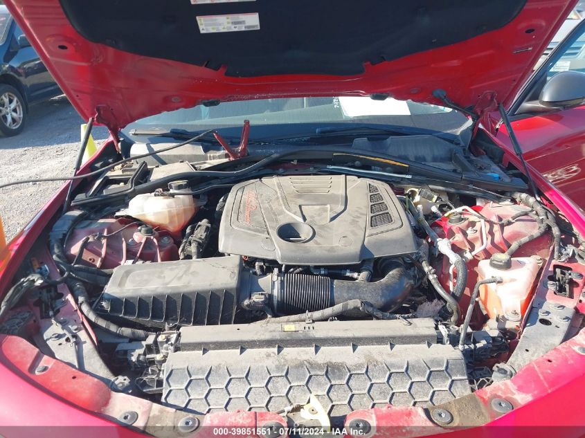 2019 Alfa Romeo Giulia Ti Sport Rwd VIN: ZARFAMBN8K7601356 Lot: 39851551