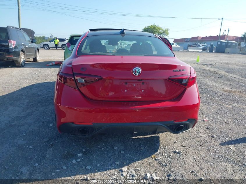 2019 Alfa Romeo Giulia Ti Sport Rwd VIN: ZARFAMBN8K7601356 Lot: 39851551