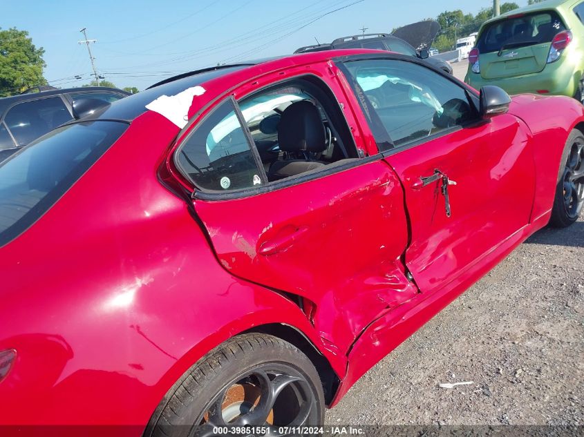 2019 Alfa Romeo Giulia Ti Sport Rwd VIN: ZARFAMBN8K7601356 Lot: 39851551