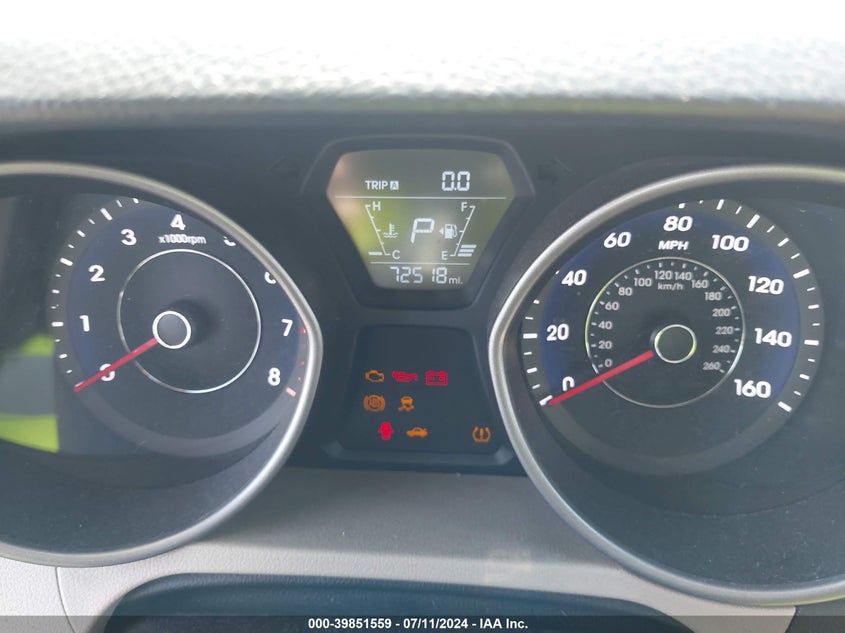 2014 Hyundai Elantra Se VIN: 5NPDH4AEXEH465066 Lot: 39851559