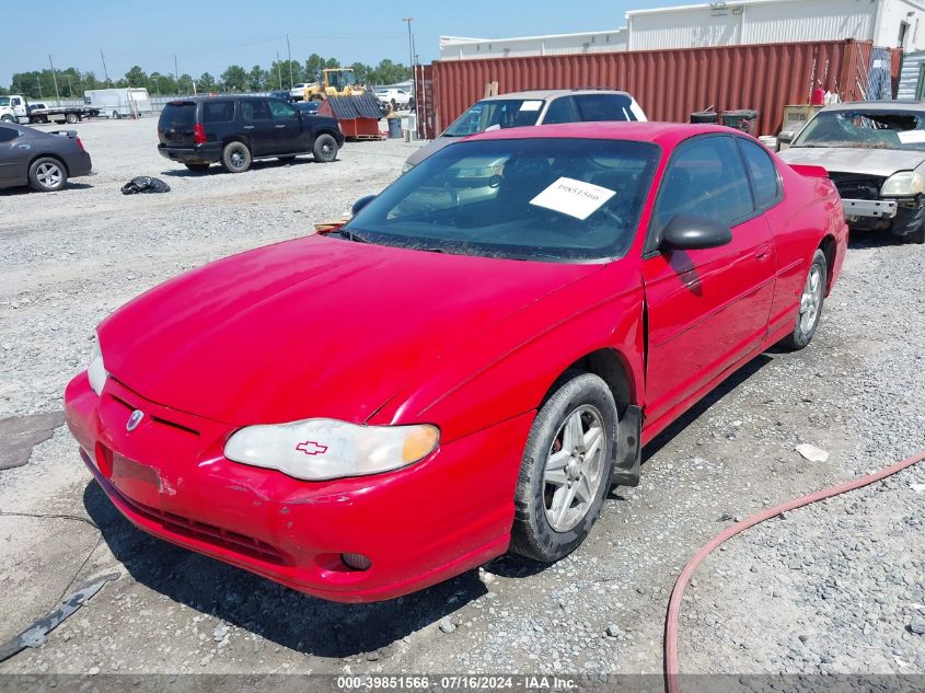 2004 Chevrolet Monte Carlo Ss VIN: 2G1WX12K049255214 Lot: 39851566