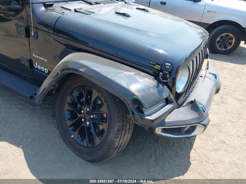 2023 Jeep Wrangler 4Xe Sahara VIN: 1C4JJXP63PW553849 Lot: 39851567