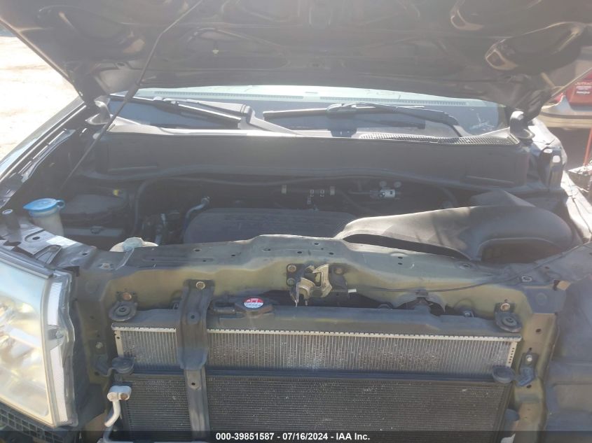 2011 Honda Pilot Touring VIN: 5FNYF4H94BB083271 Lot: 39851587