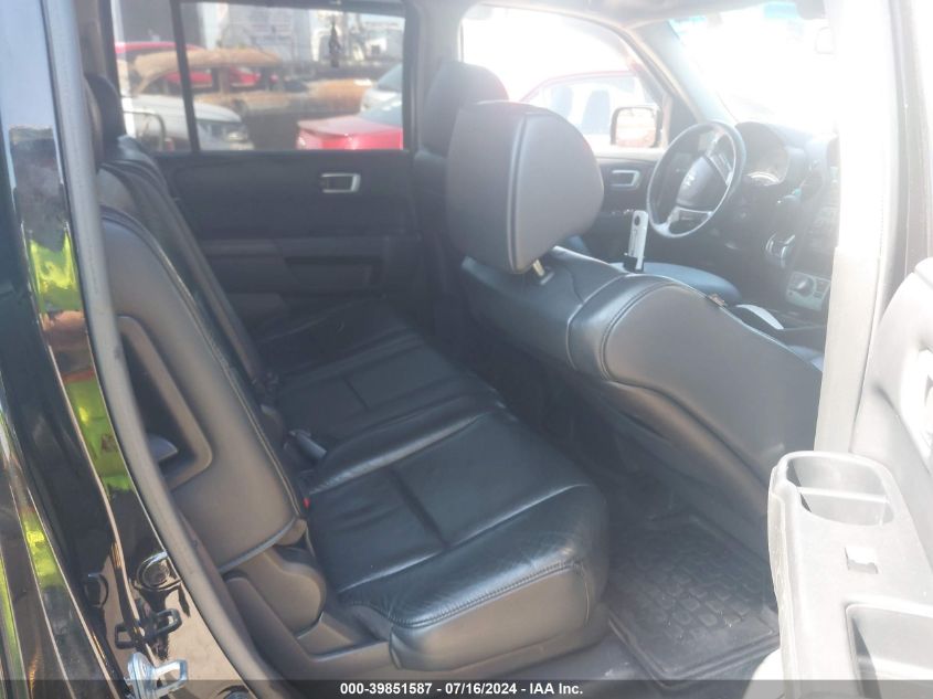 2011 Honda Pilot Touring VIN: 5FNYF4H94BB083271 Lot: 39851587