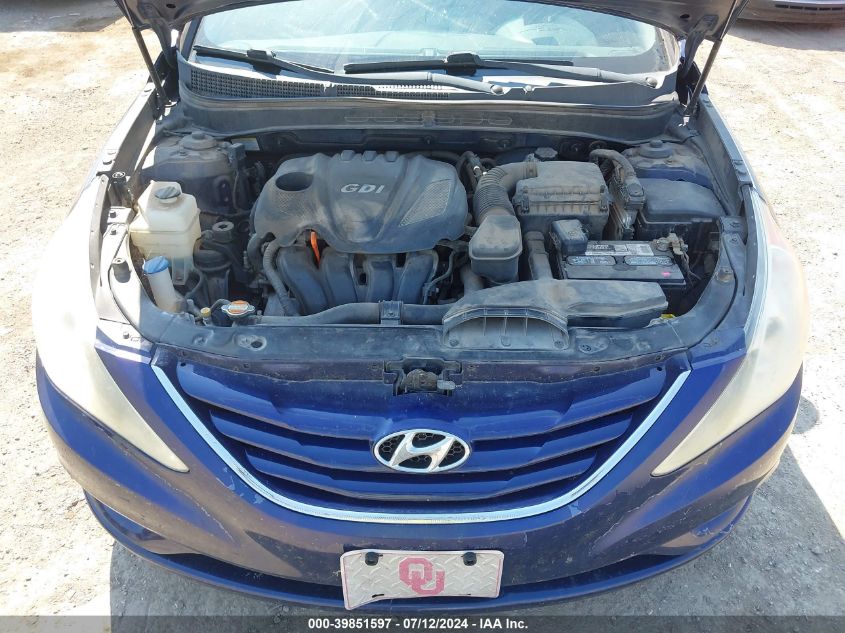 2011 Hyundai Sonata Gls VIN: 5NPEB4AC5BH052861 Lot: 39851597