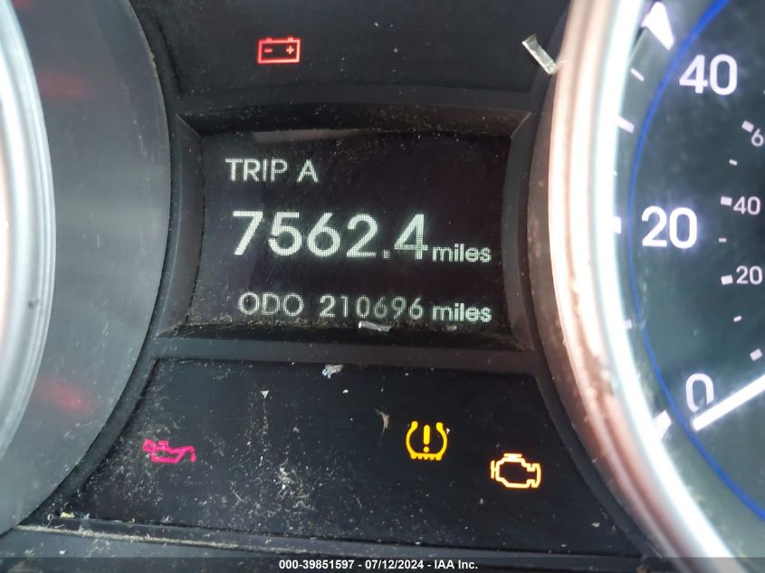 2011 Hyundai Sonata Gls VIN: 5NPEB4AC5BH052861 Lot: 39851597