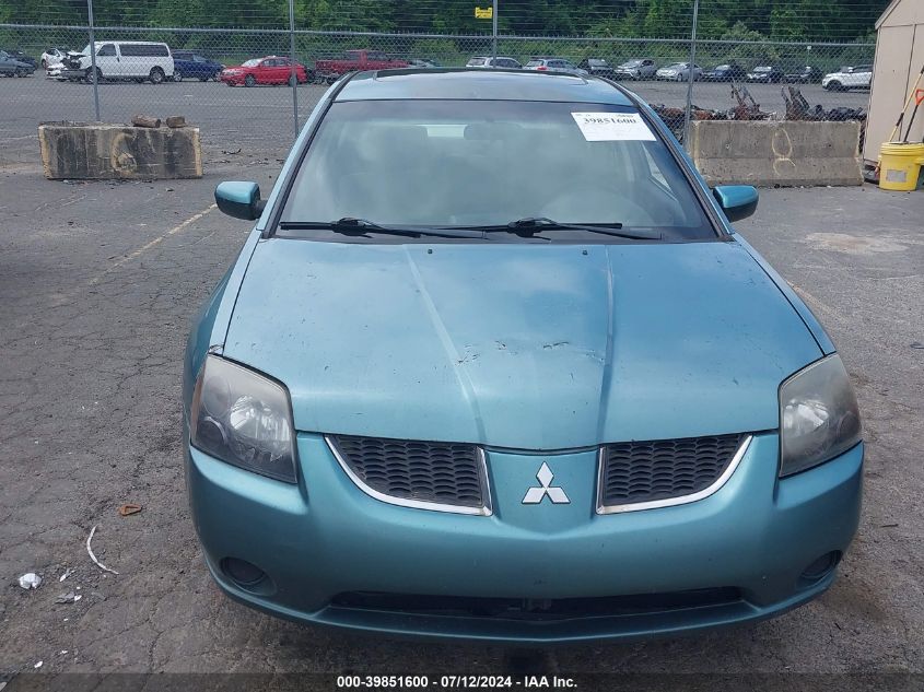 2004 Mitsubishi Galant Es VIN: 4A3AB46F84E080414 Lot: 39851600