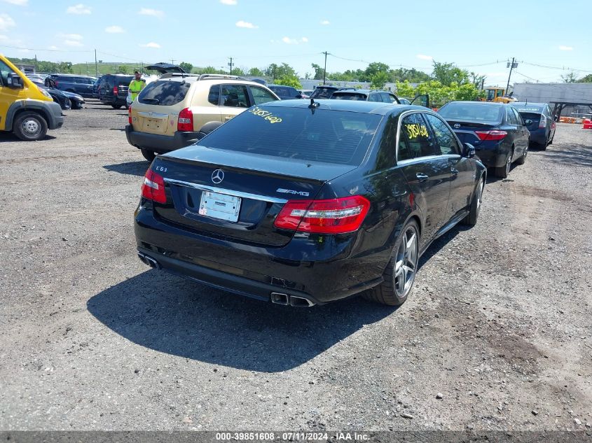 WDDHF7HB3BA362259 | 2011 MERCEDES-BENZ E 63 AMG