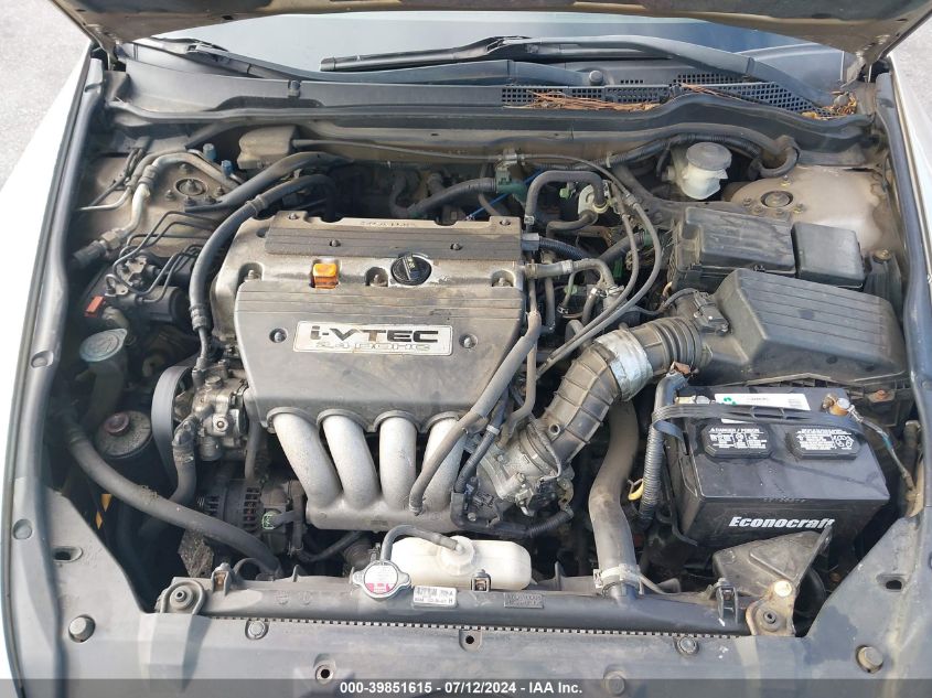 2004 Honda Accord 2.4 Lx VIN: 1HGCM56474A161570 Lot: 39851615